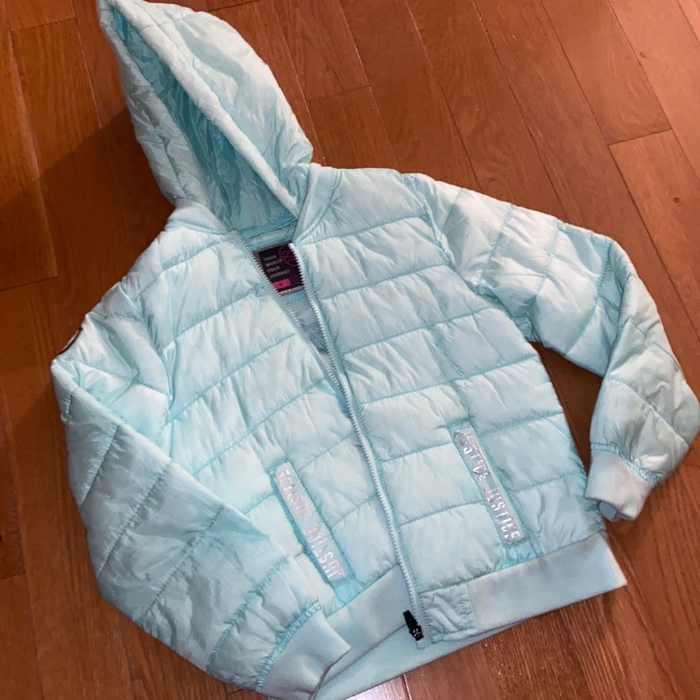 Girl Puffer Coat. Justice. Size 12